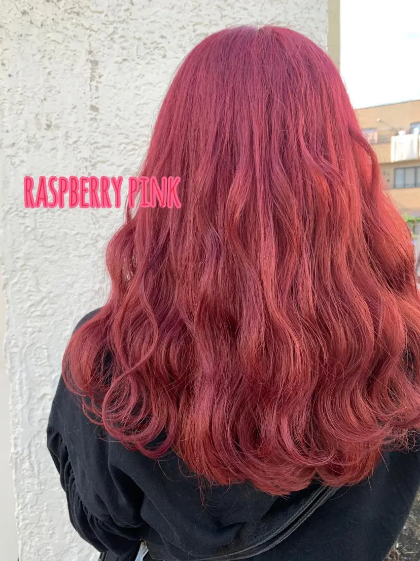 ロング カラー ブリーチ ピンクカラー バイオレットカラー ヘアカラー Sachiko ❤︎‬Pressのヘアスタイル