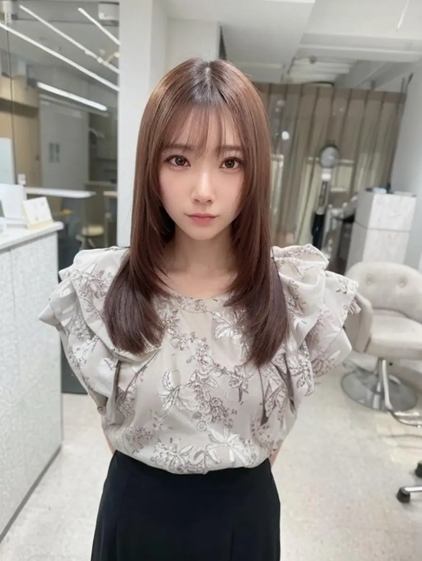 ロング ヘアアレンジ カラー 透明感爆モテカラー Hitoshiのヘアスタイル