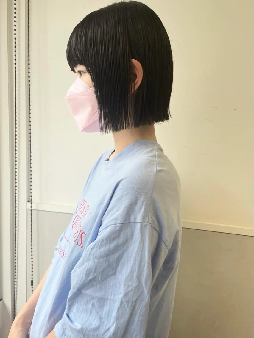 ショート カラー カット ヘアカラー トリートメント 齋藤 咲のヘアスタイル