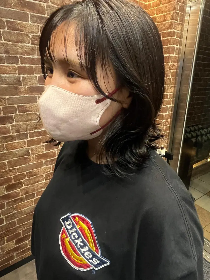 セミロング カラー パーマ ヘアアレンジ メンズ キッズ ネイル マツエク・マツパ アイブロウ メンズブリーチ メンズハイライト メンズインナーカラー メンズ韓国風 ブリーチ 久木原 ゆりのヘアスタイル