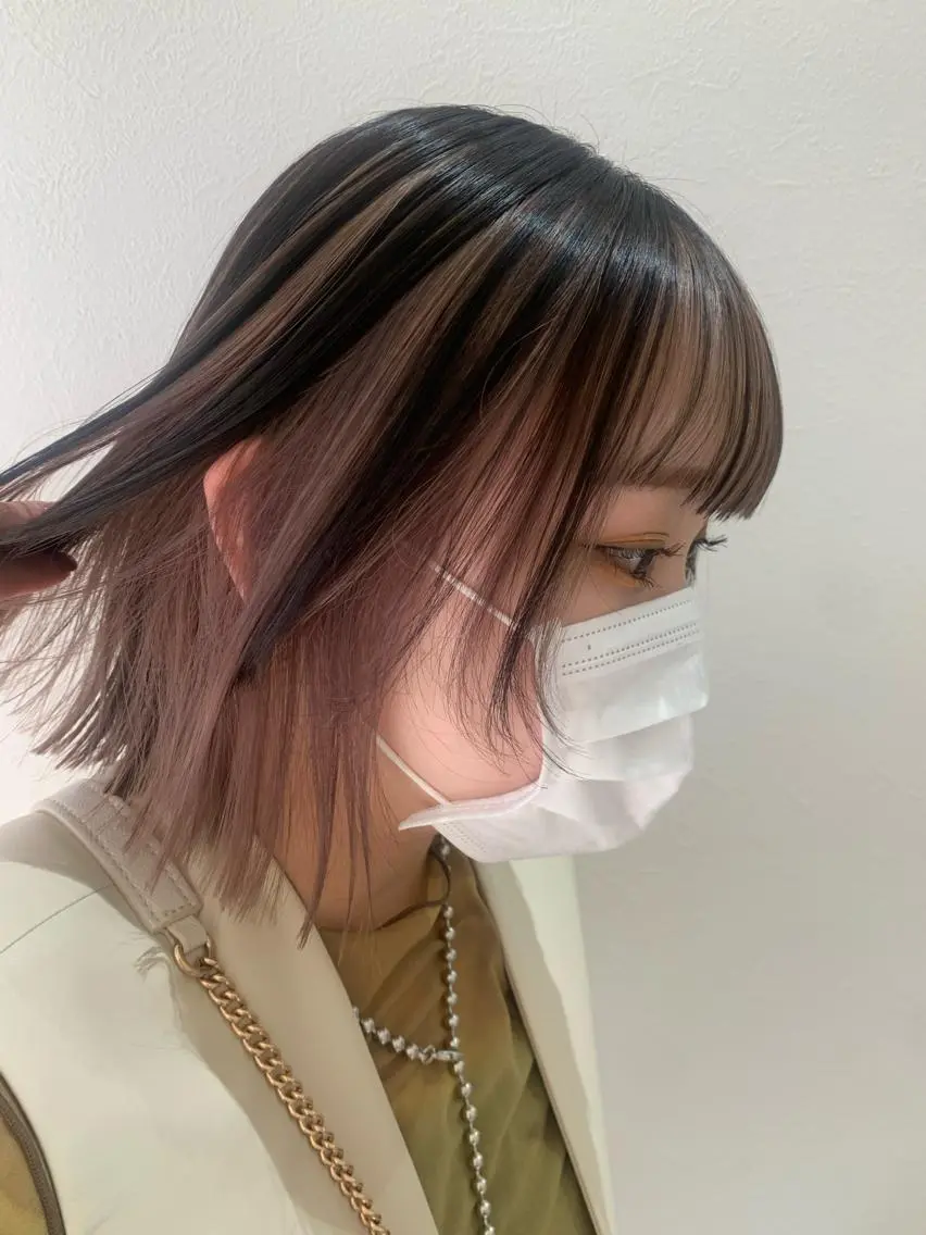 ショート カラー カット ヘアカラー トリートメント hubhair レイヤー/透明感のヘアスタイル