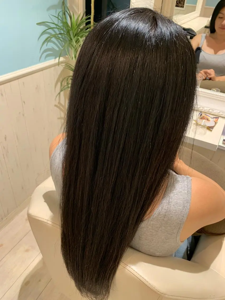ロング 縮毛矯正 トリートメント 【髪質改善専門】 渡邊祥希のヘアスタイル