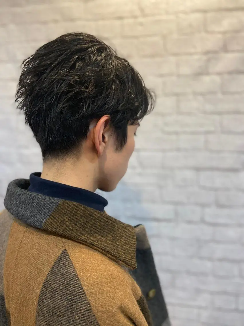 ミディアム 六本木メンズヘア 大橋勇貴のヘアスタイル