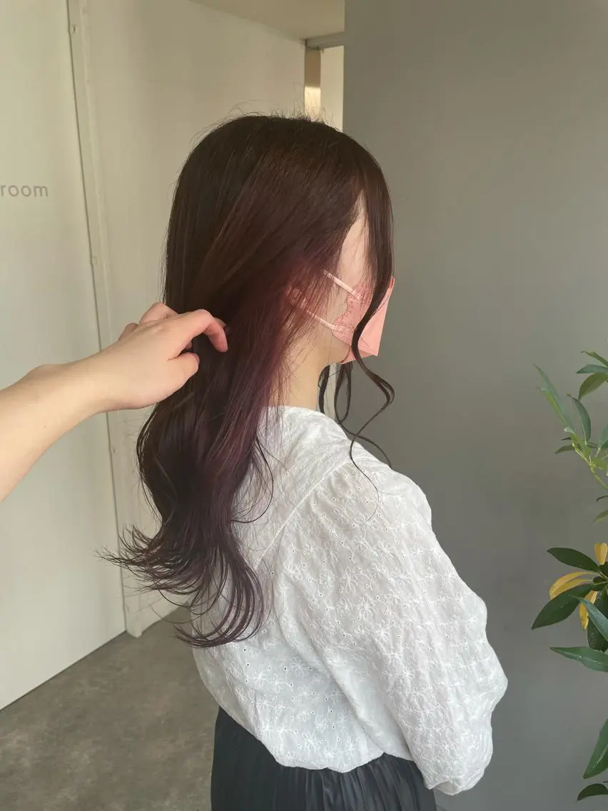 ロング ヘアカラー ♡透明感/艶カラー/ M a I ♡のヘアスタイル