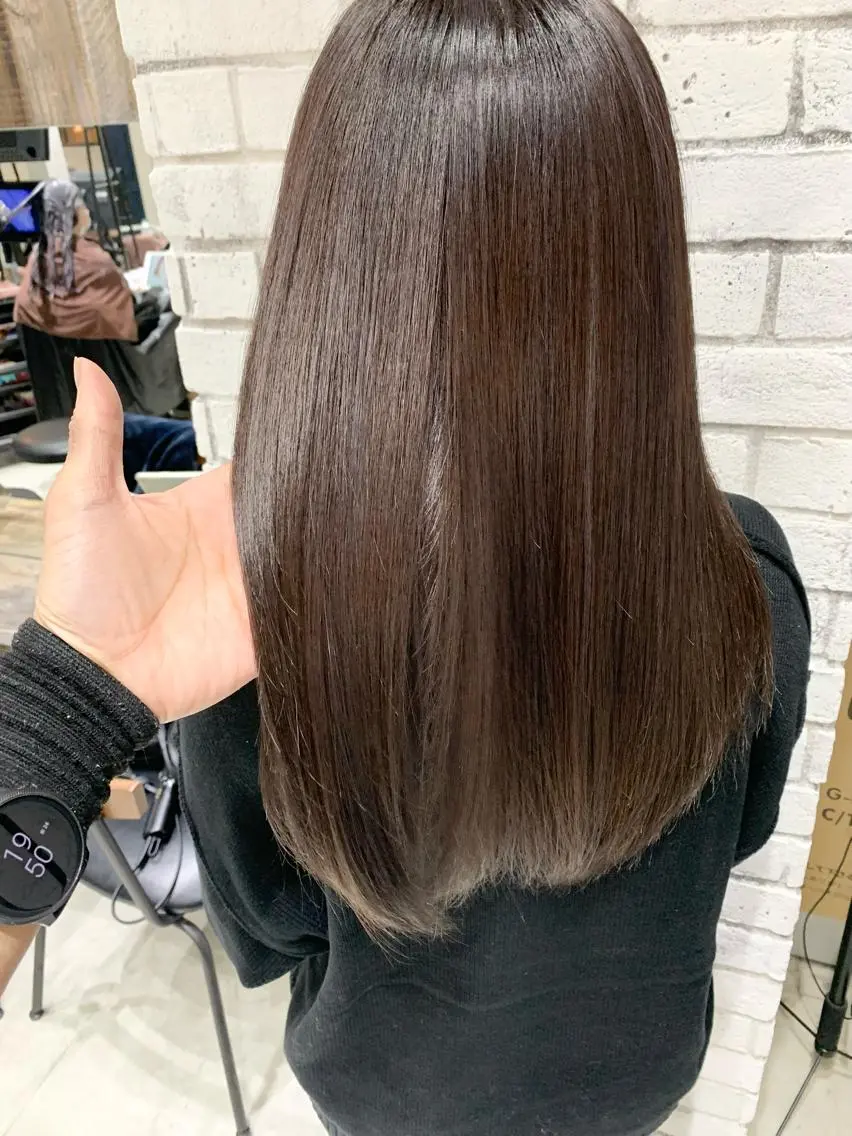 セミロング 髪質改善 トリートメント トリートメント filo   渋谷 Gishiのヘアスタイル