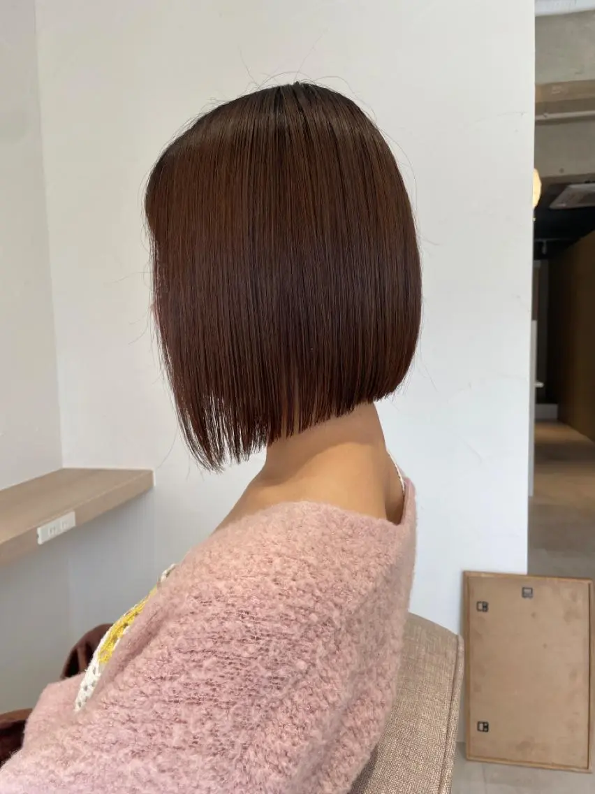 ショート 前下がりボブ ボブ Hitotose代表 中島和樹のヘアスタイル