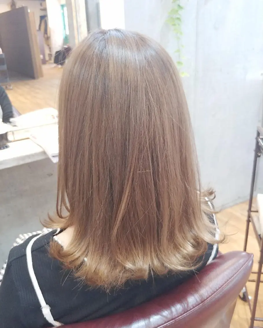 ミディアム カラー パーマ ヘアアレンジ カット ヘアカラー 6月オープン♪豊見城 Lodattu✁清水のヘアスタイル