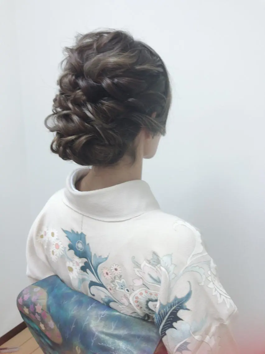 セミロング Delight ヘアメイク着付けのヘアスタイル