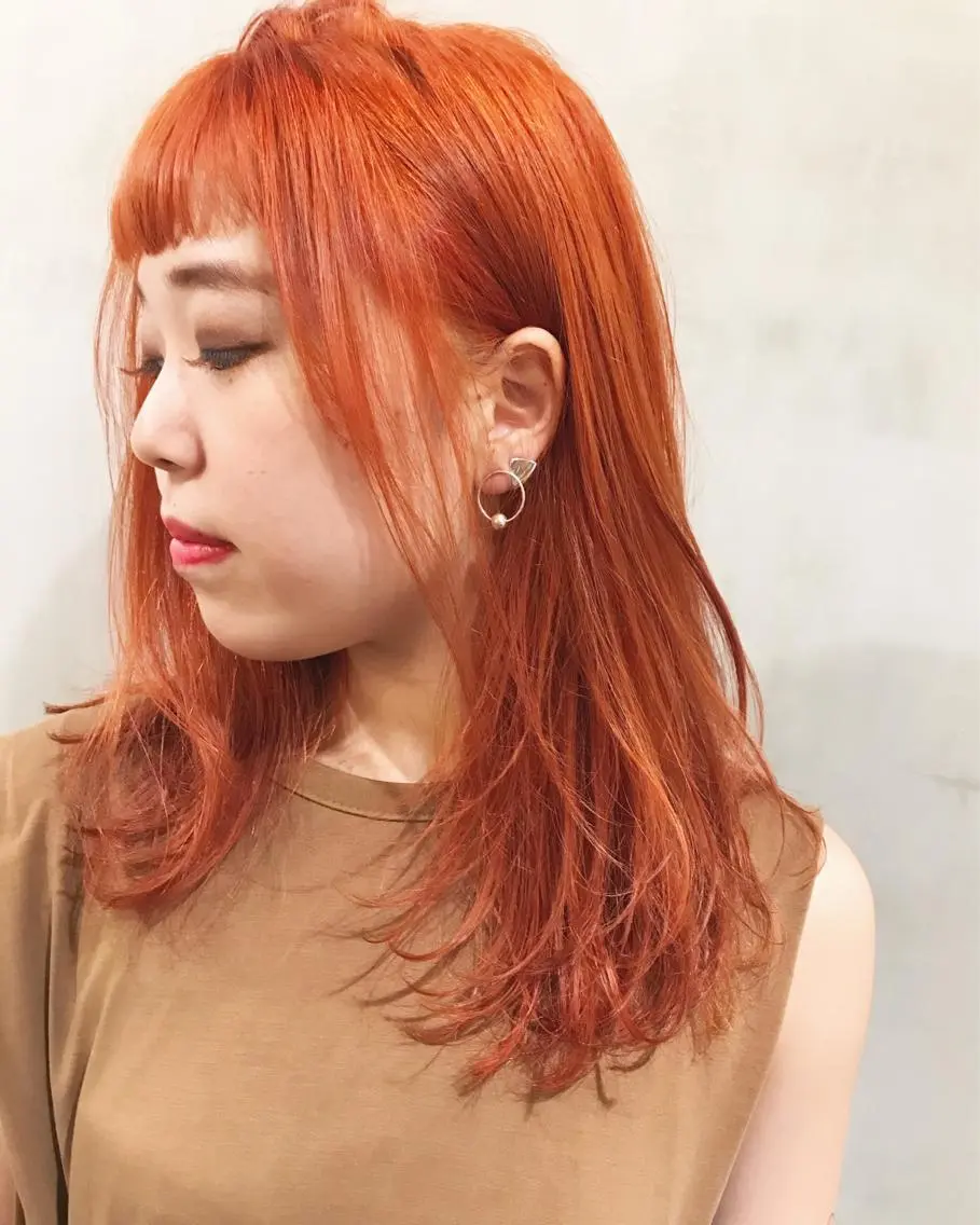 セミロング カラー ヘアカラー トリートメント 優作 〜圧倒的信頼〜のヘアスタイル