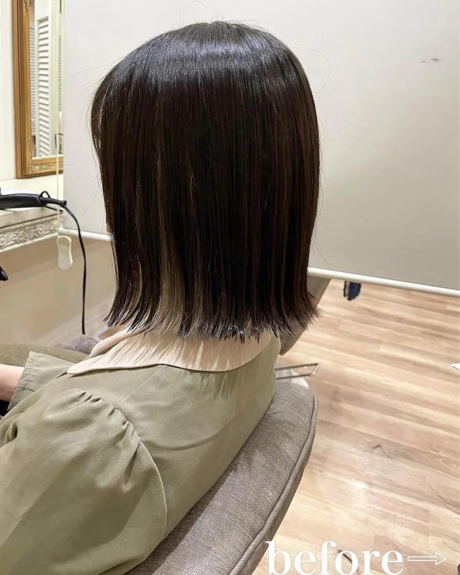 ミディアム ら んのヘアスタイル
