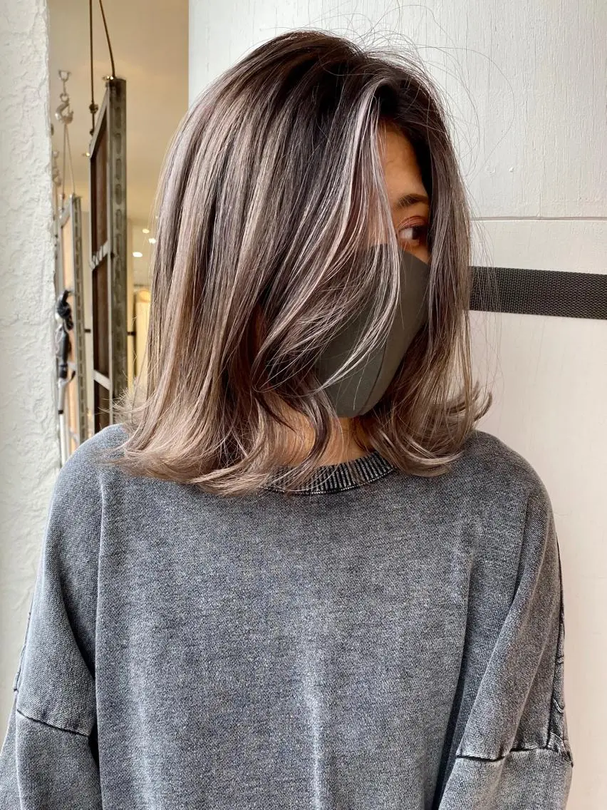 ミディアム カラー welring hair salonのヘアスタイル