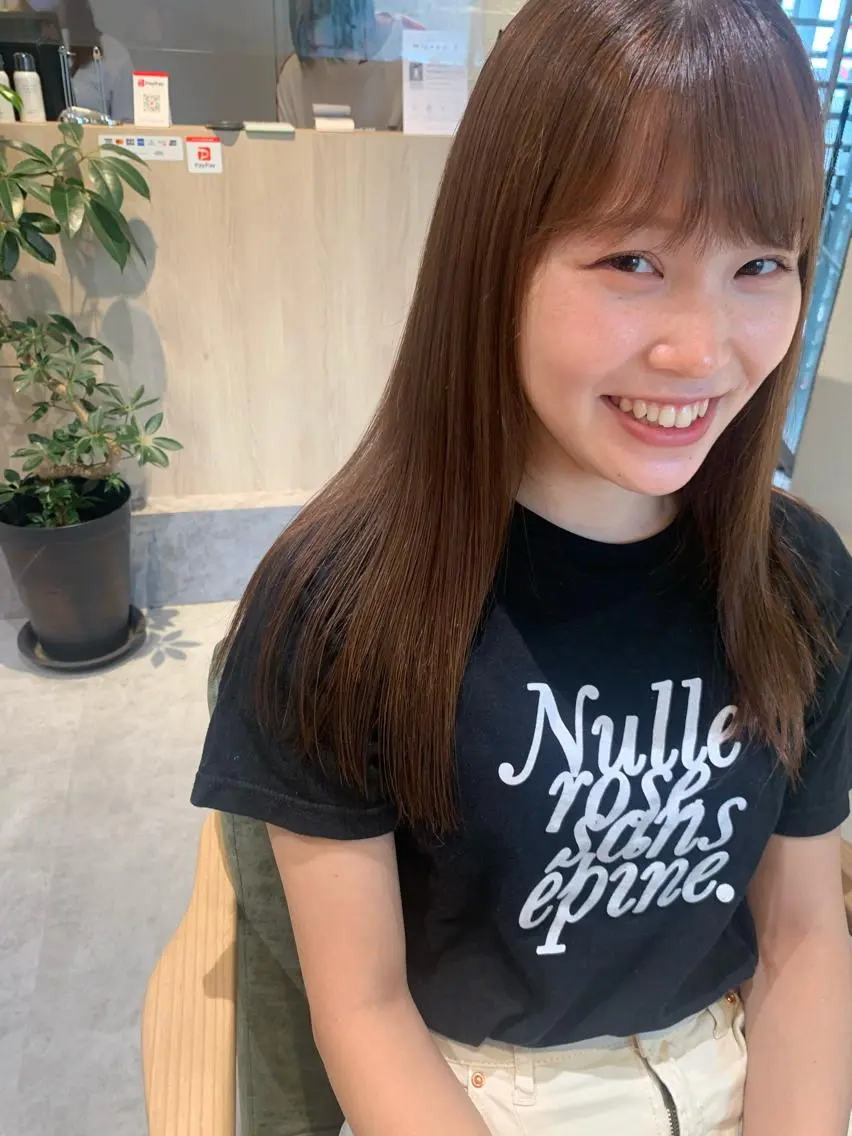 ロング カラー RISAKO レイヤーカット🎀のヘアスタイル