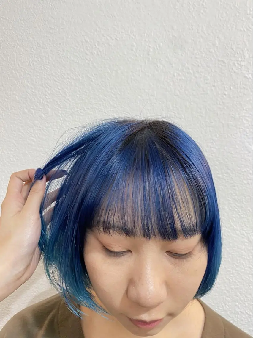 ショート カラー ヘアカラー トリートメント miloc🫧 MOMOYOのヘアスタイル