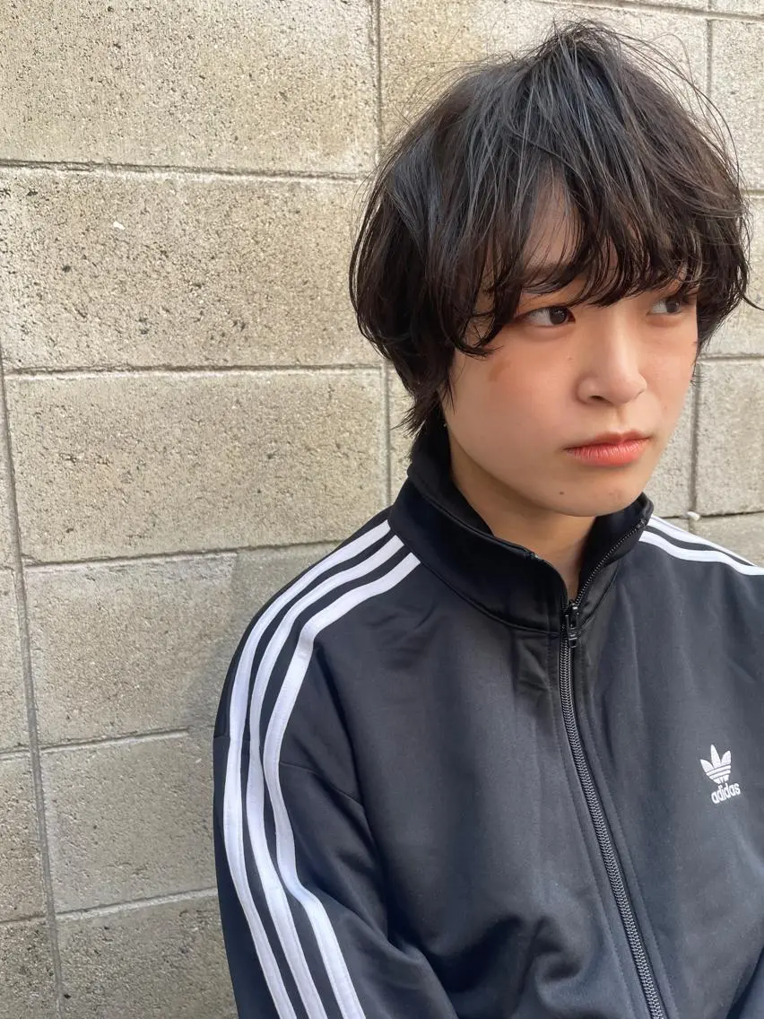 ショート ショートヘア ウルフカット カット パーマ トリートメント ayane⭐️ボブ・ ショート・パーマのヘアスタイル