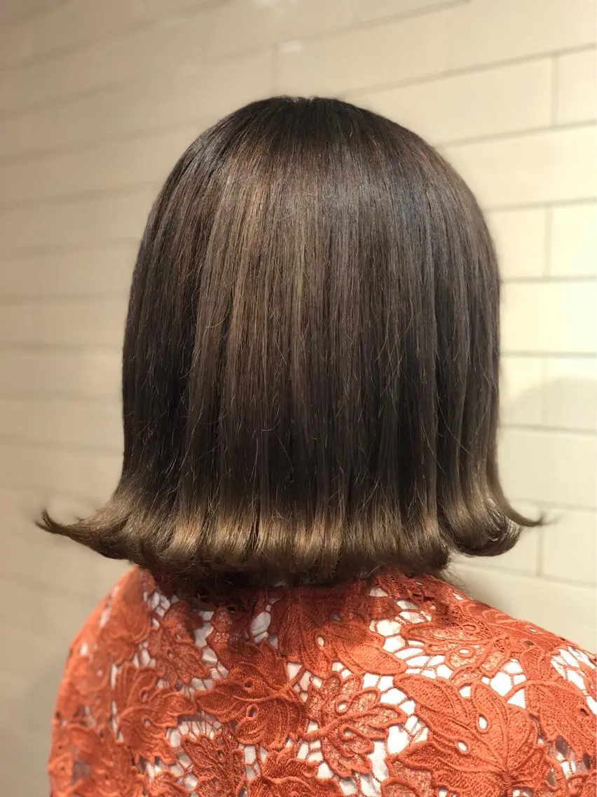 ショート カット 髪質改善×ハイトーン 中田啄也のヘアスタイル