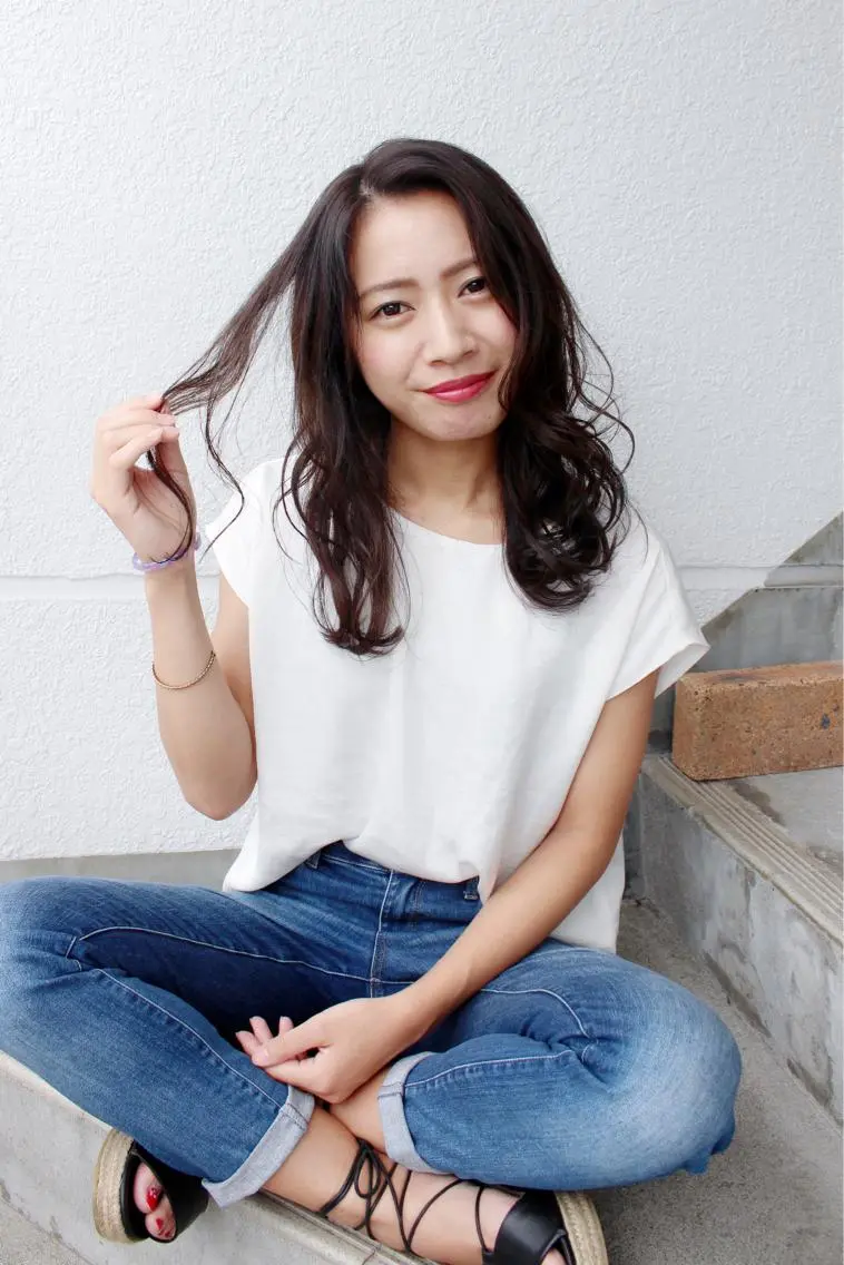 ロング カラー 増山 大起のヘアスタイル