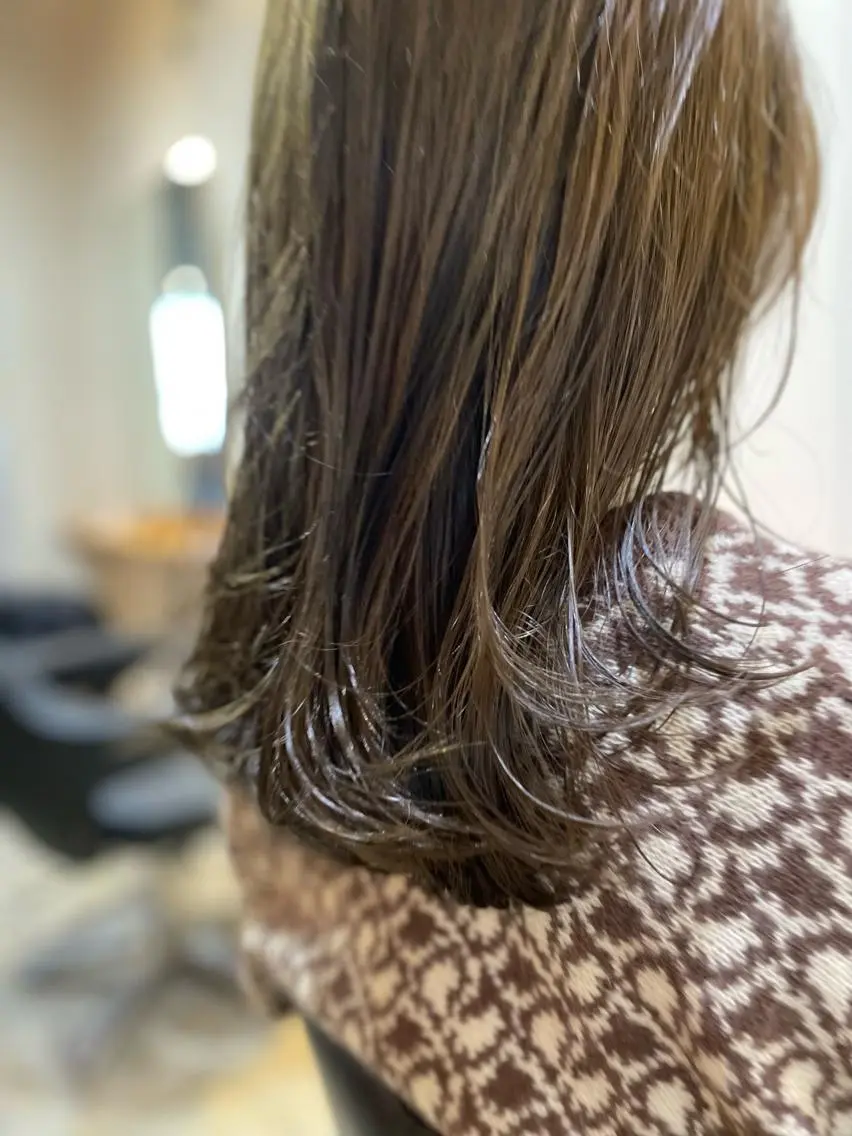 ミディアム カラー カット ヘアカラー トリートメント レイヤー/似合わせ TAKUYAのヘアスタイル