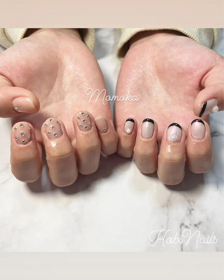 ネイル フレンチネイル Momo nailsalonのネイルデザイン