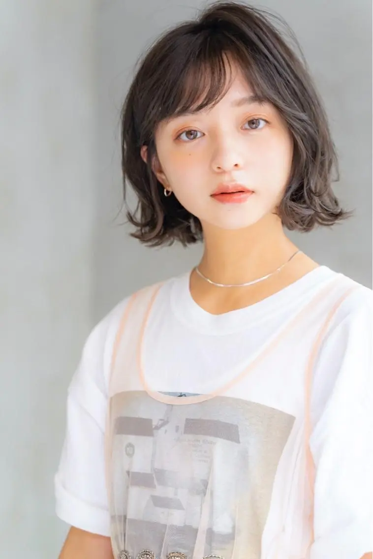 ショート ショートヘア 小顔カット 外ハネヘア カット ヘアカラー トリートメント ヘッドスパ ヘアセット 大宮/山口 竣也のヘアスタイル