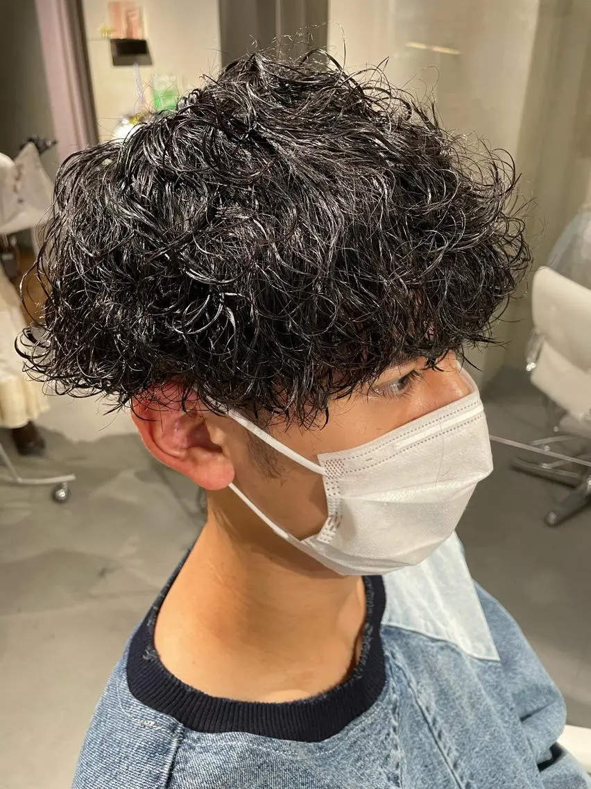 パーマ メンズ Nikiita リコのヘアスタイル