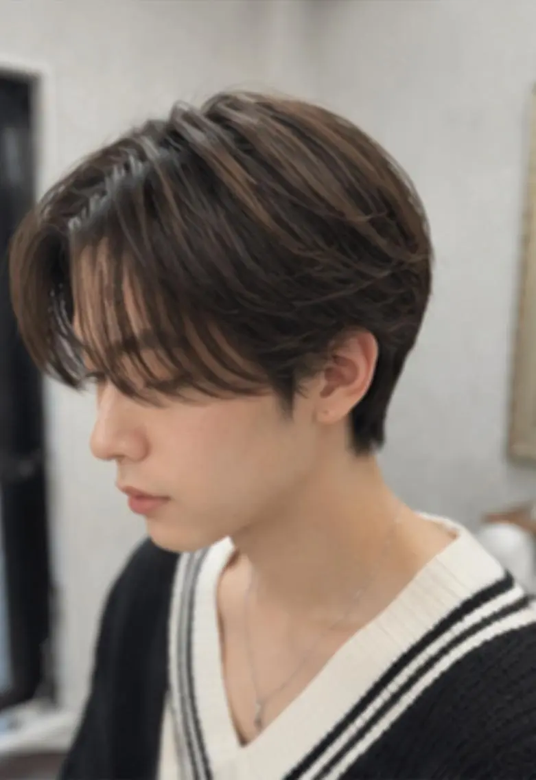 ショート メンズ パーマ Men's Lienのヘアスタイル
