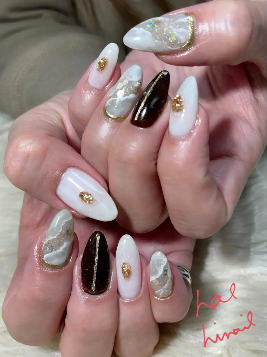 ネイル ニュアンスネイル はるひな ねいるのネイルデザイン