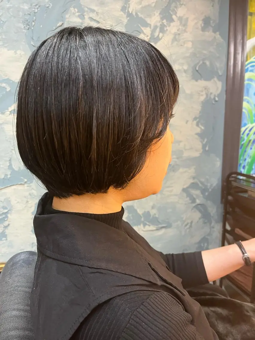ショート ショートボブ ボブ ショートヘア カット 高橋 まこのヘアスタイル