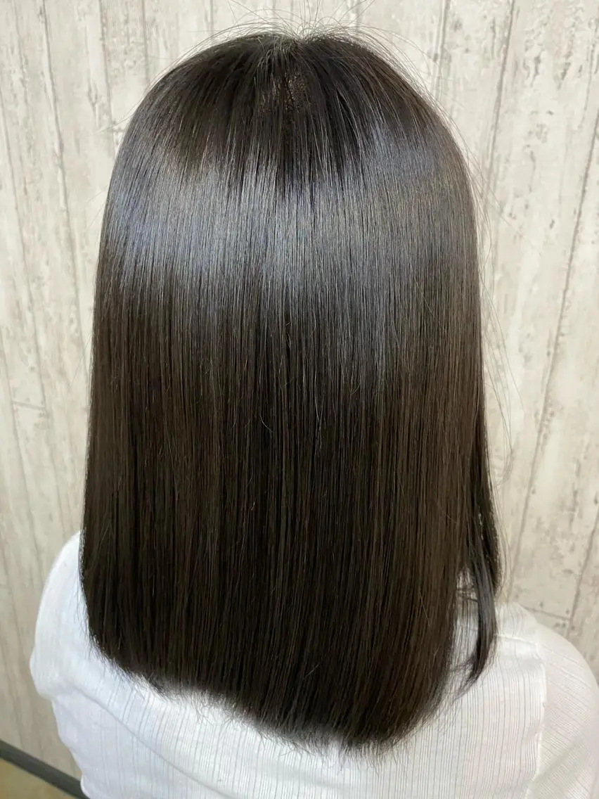 ミディアム パーマ 勝河 怜楊のヘアスタイル