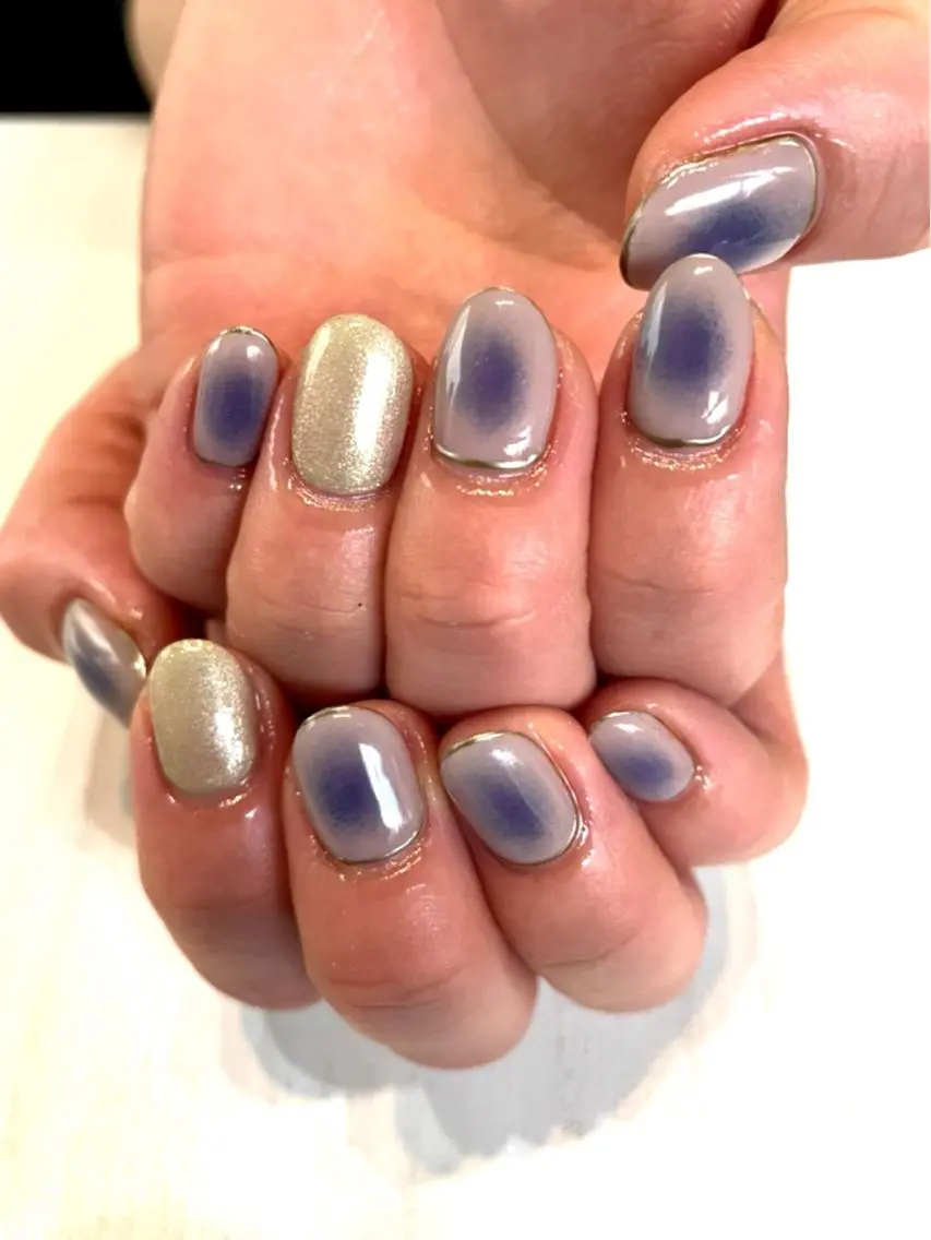 ネイル チークネイル spell nailのネイルデザイン