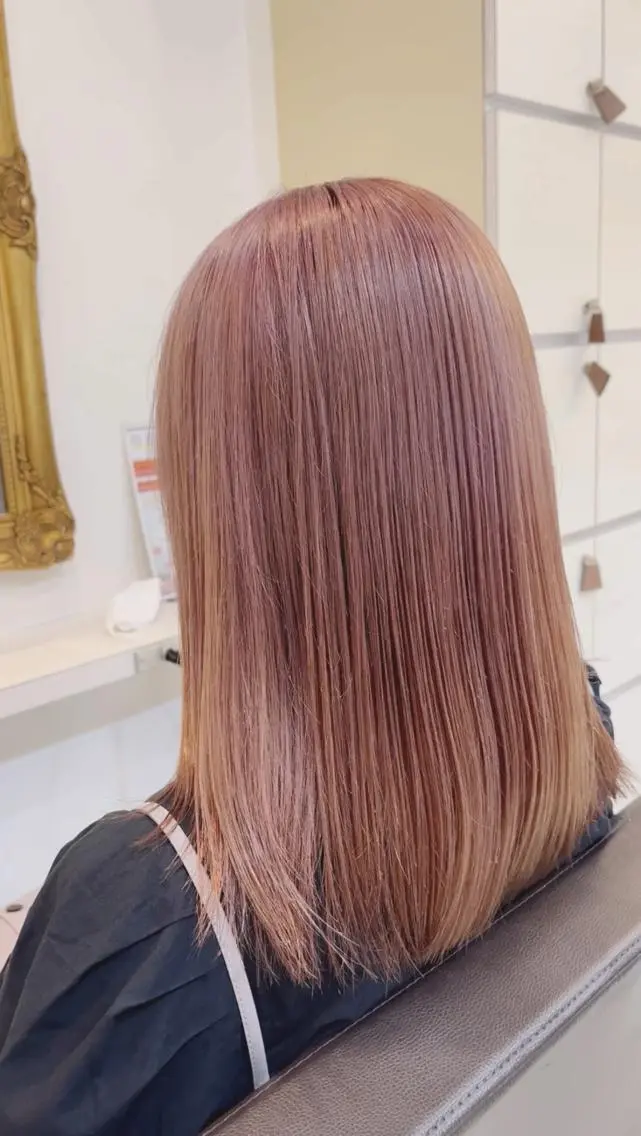 ロング カラー ヘアカラー 🦄🫧透明感 絹髪特化🫧🍓のヘアスタイル