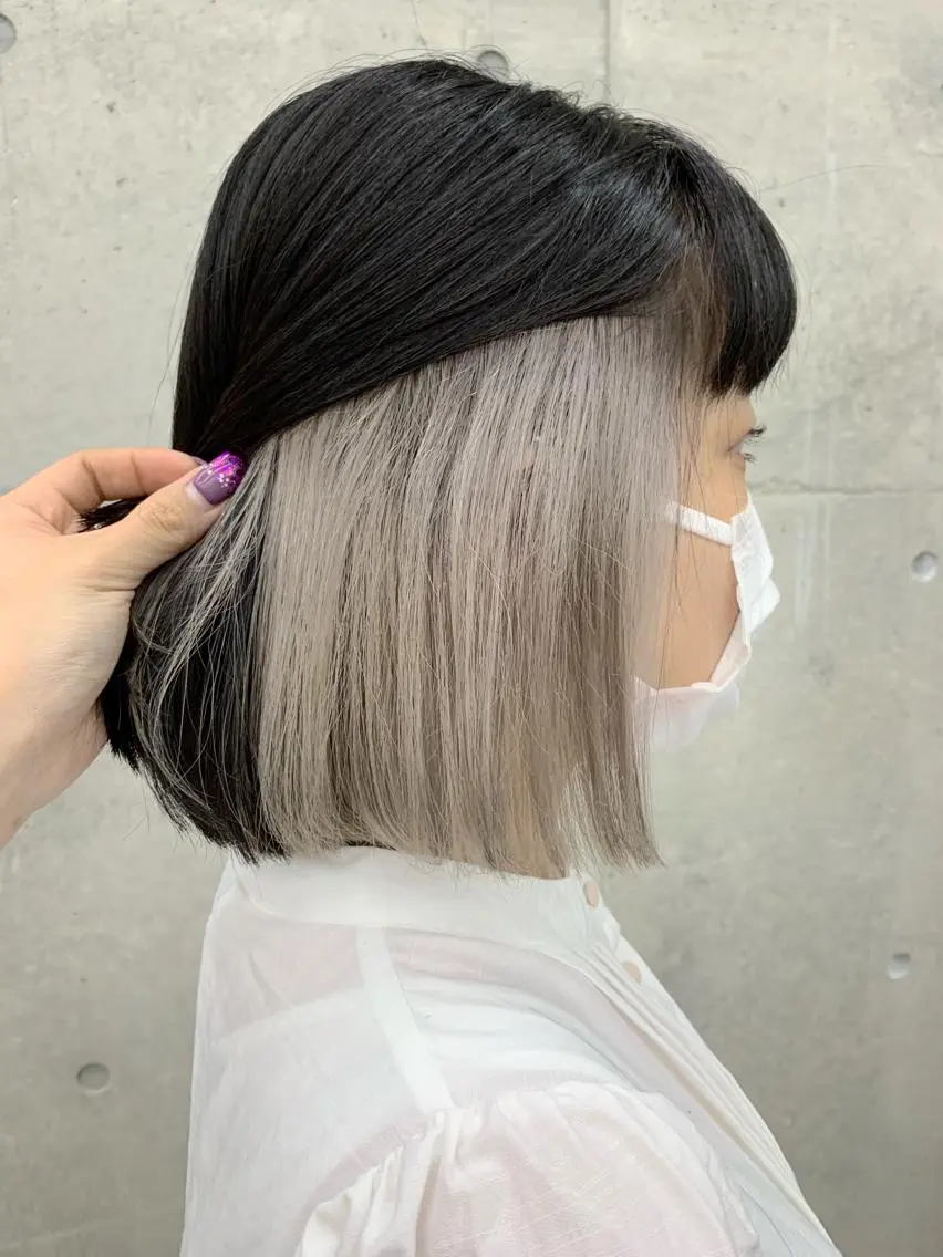 ショート カット ヘアカラー トリートメント 山田 絵里菜のヘアスタイル