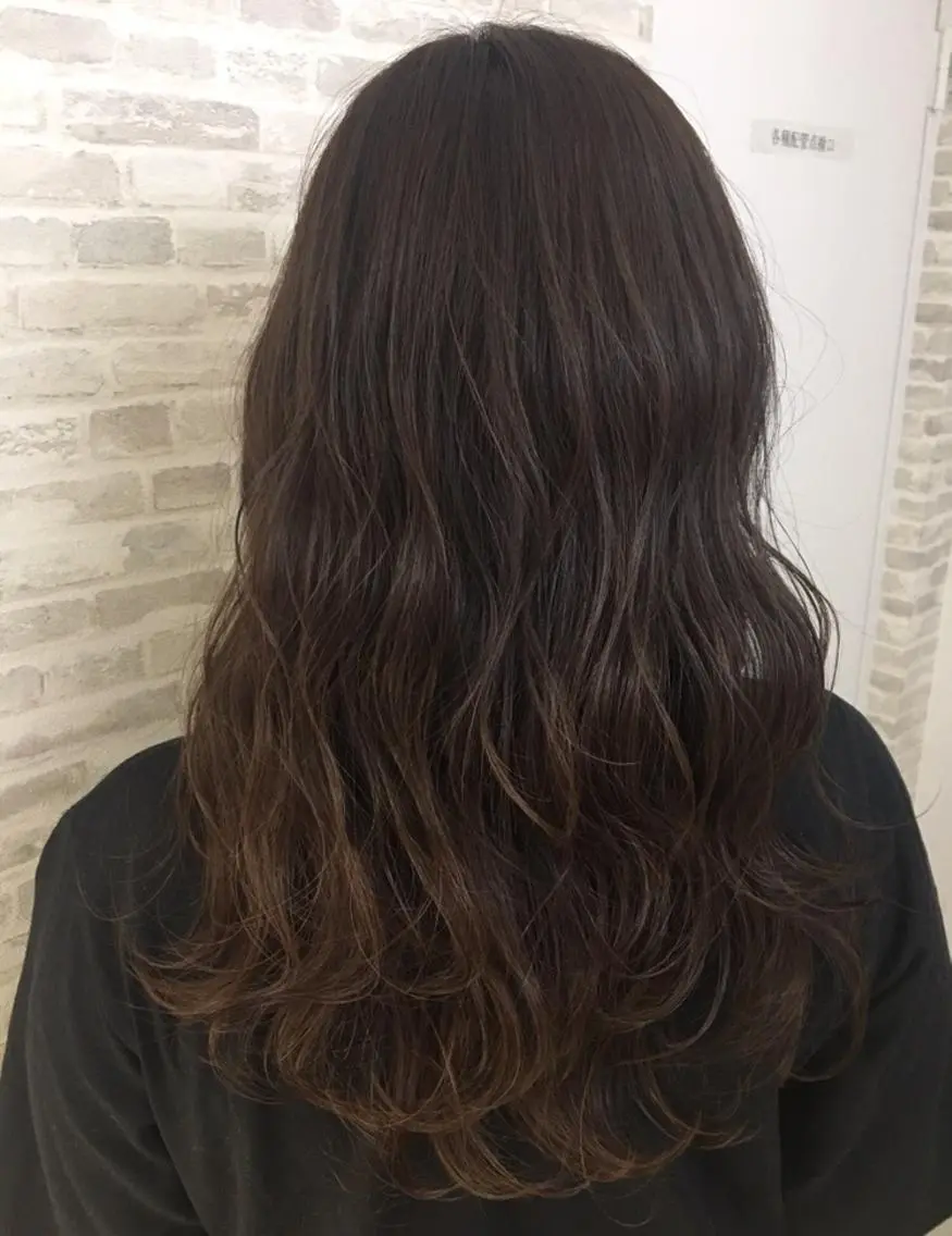 ロング カラー ✨圧倒的ツヤ髪✨ 小野あすかのヘアスタイル