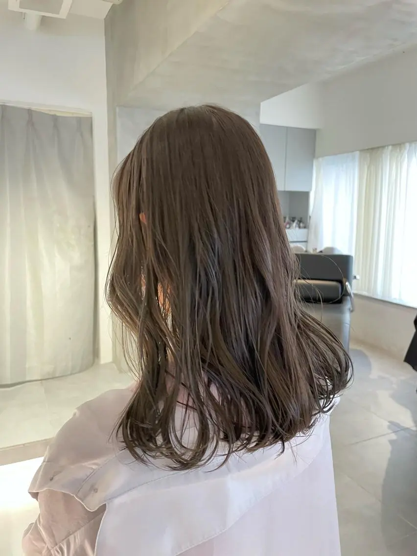 ミディアム カラー 🪞透け感&韓国ヘア 🪞honokaのヘアスタイル
