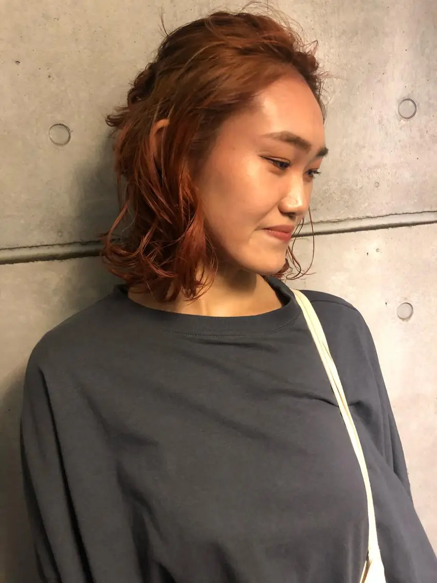 セミロング AYAKA 下北沢suuのヘアスタイル