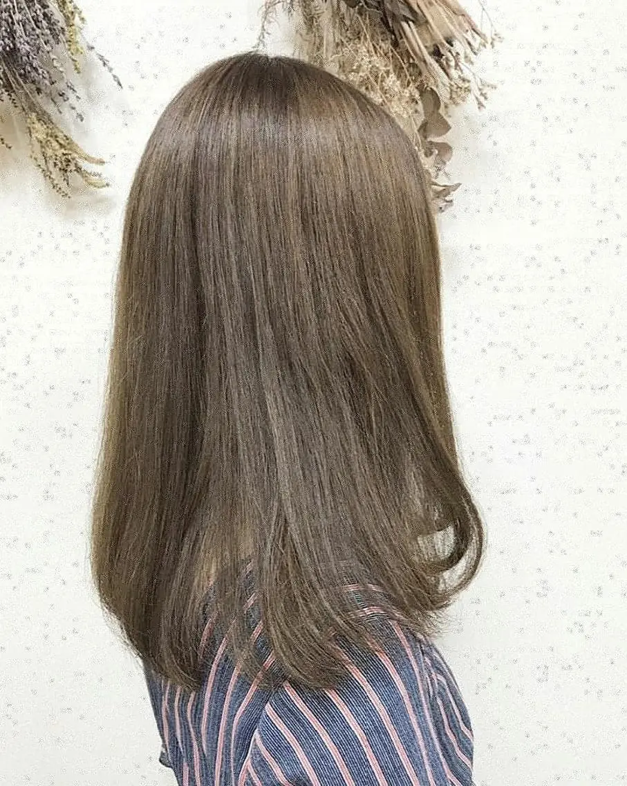 セミロング ハイライト MARRON 🍊mihoのヘアスタイル