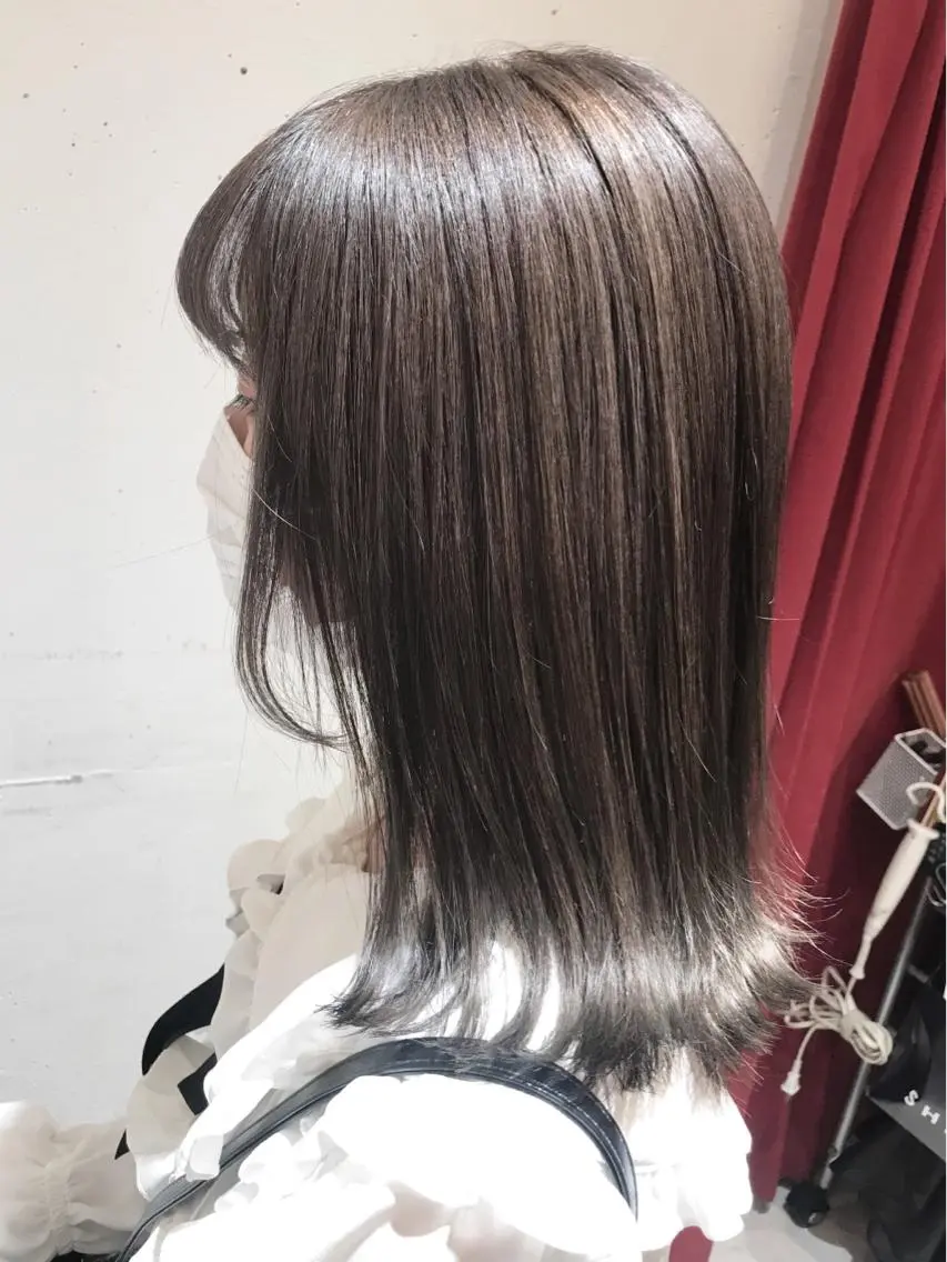 ミディアム カラー ご新規様限定 透明感カラーKANAのヘアスタイル