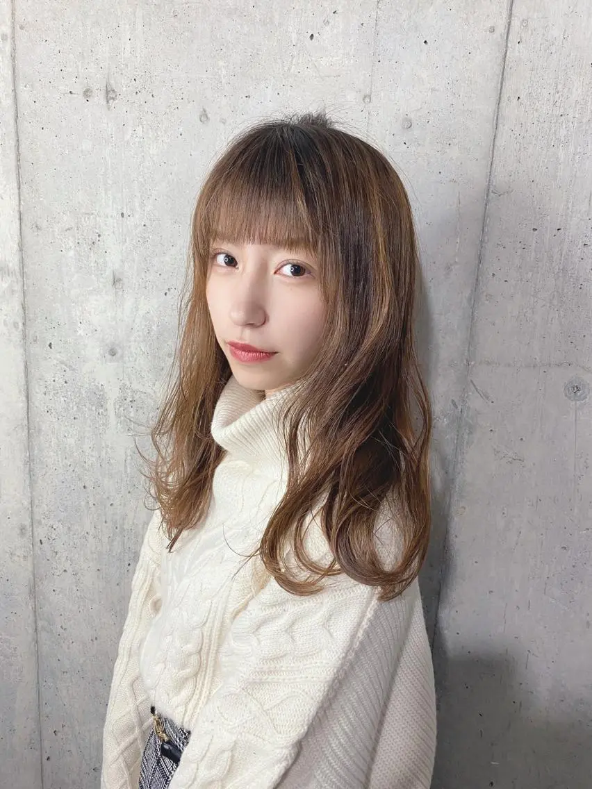 ミディアム カラー 再現性No.1ヘア ごーた立川のヘアスタイル