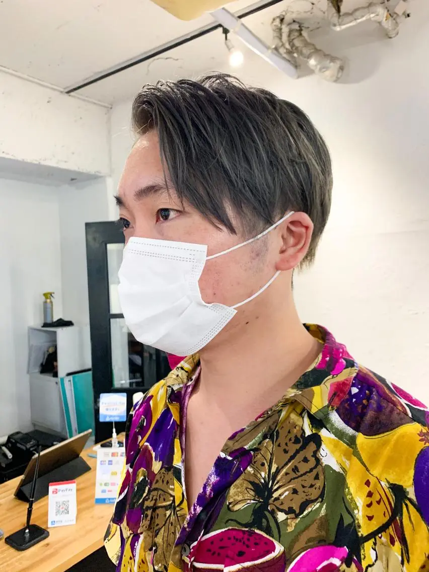 カラー メンズ メンズパーマ メンズ特化ryoのヘアスタイル