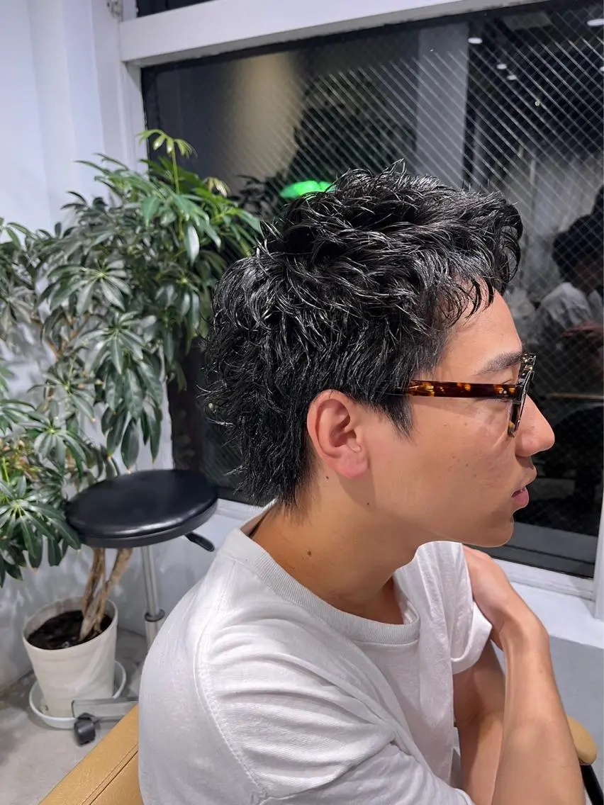 パーマ メンズ 伊藤 壮尭のヘアスタイル