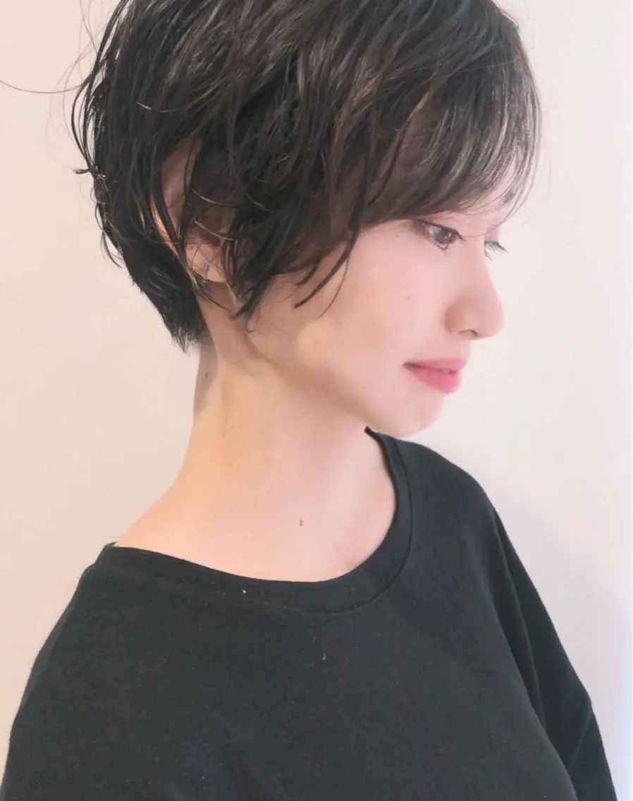 ショート ショートヘア yui .のヘアスタイル