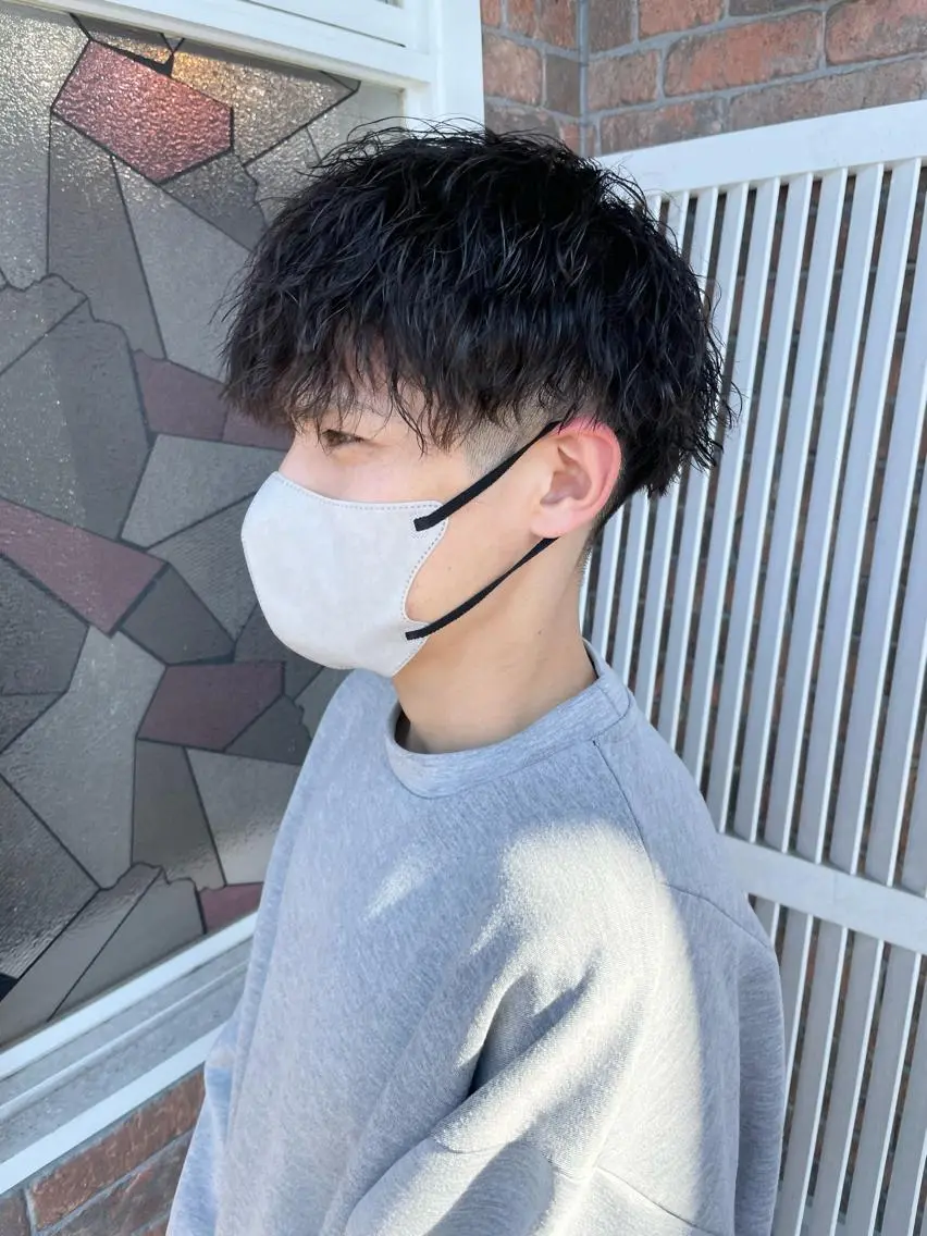 ショート パーマ メンズ Mintleaf 💛MAYUKOのヘアスタイル