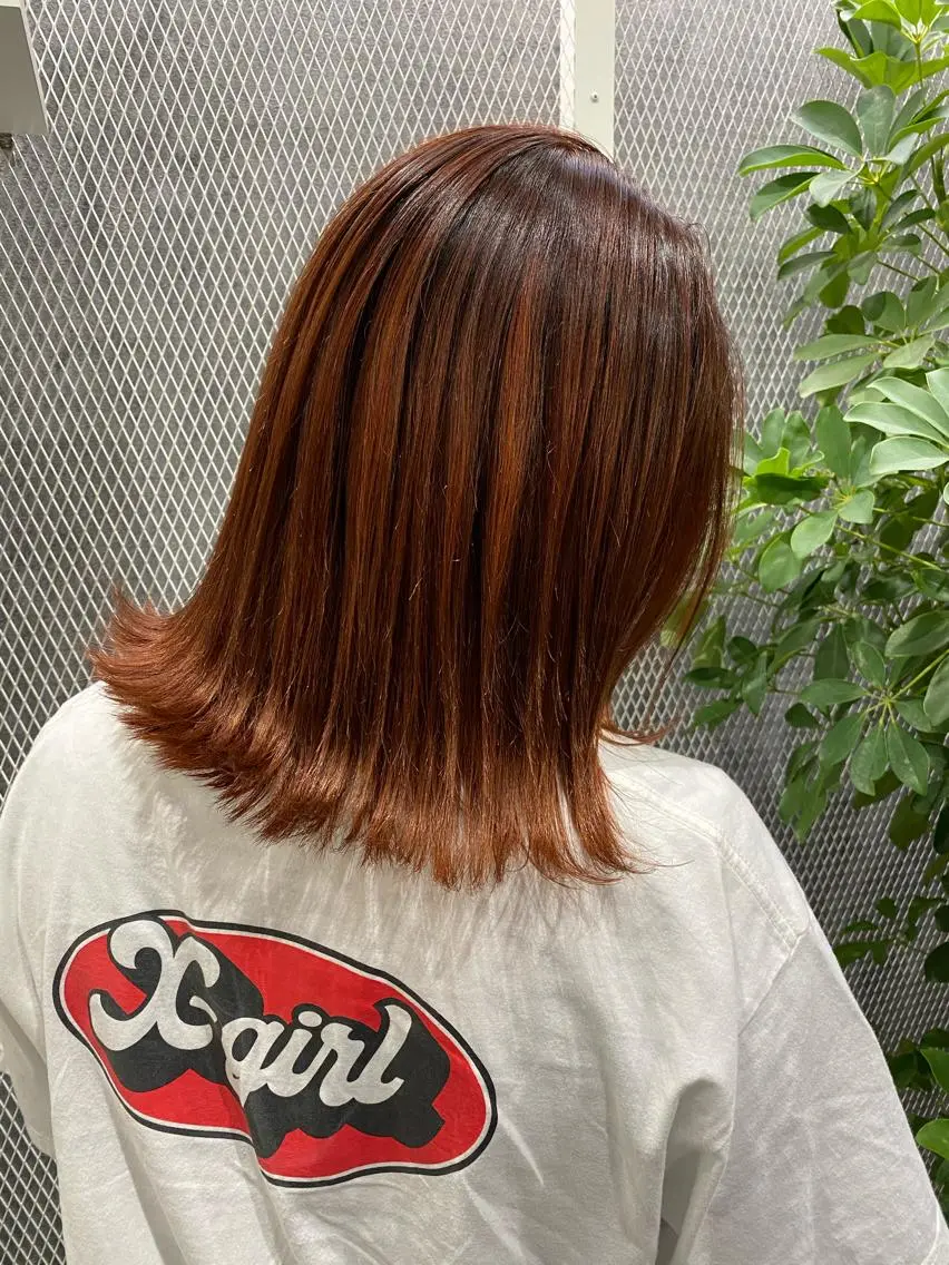 ミディアム ヘアカラー トップスタイリスト/ アユミのヘアスタイル