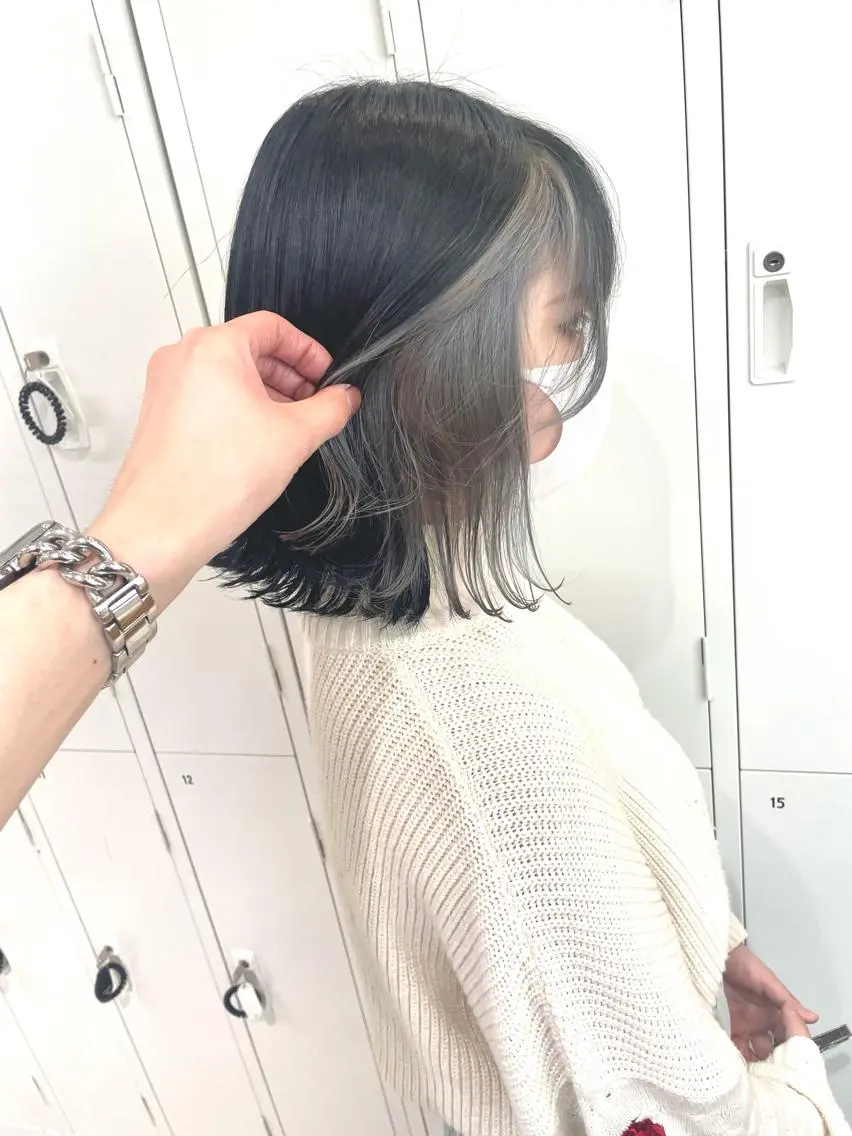 ショート カラー 田中大星 /ボブ 縮毛矯正のヘアスタイル