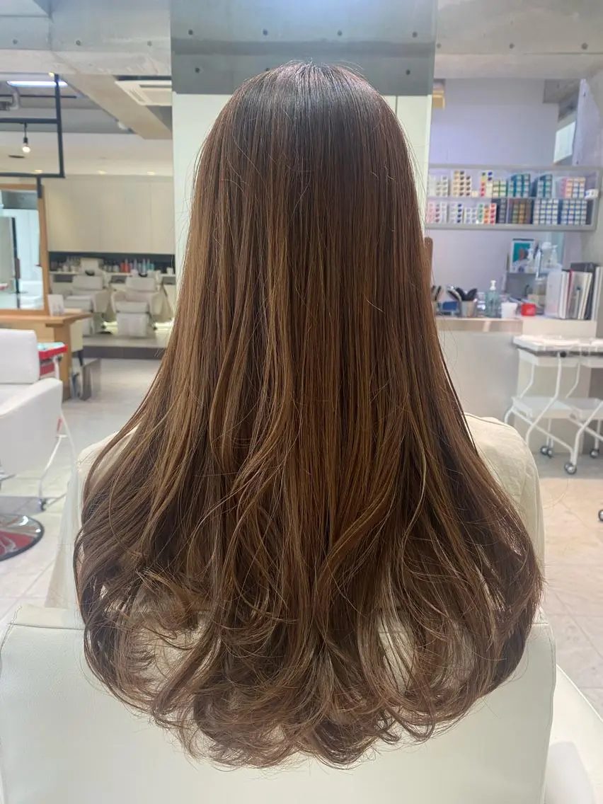ロング 🌈🧡ヤマダ ヒロナ🌈🧡のヘアスタイル