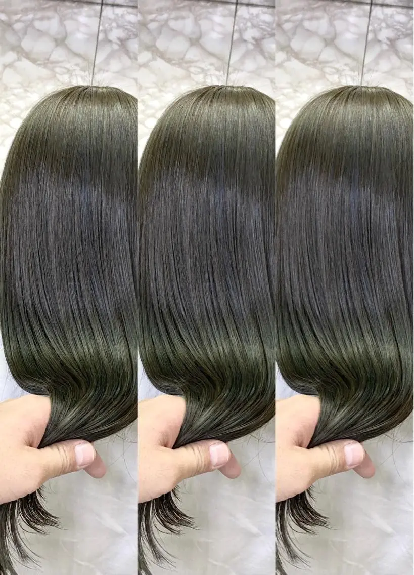 セミロング カラー カット ヘアカラー トリートメント ✴︎赤み除去カラー daichi✴︎のヘアスタイル