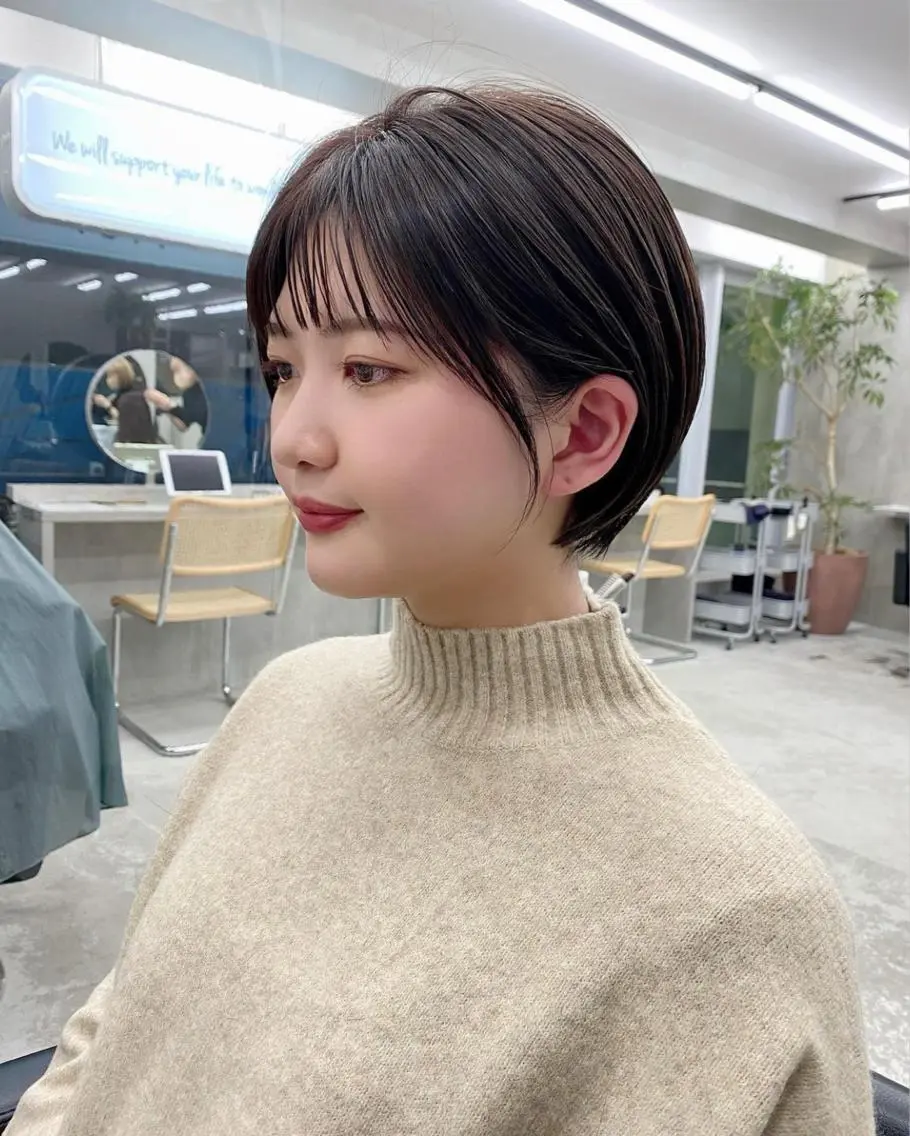 ショート ショートヘア カット トリートメント 👑ボブはお任せ ミヤノ👑のヘアスタイル