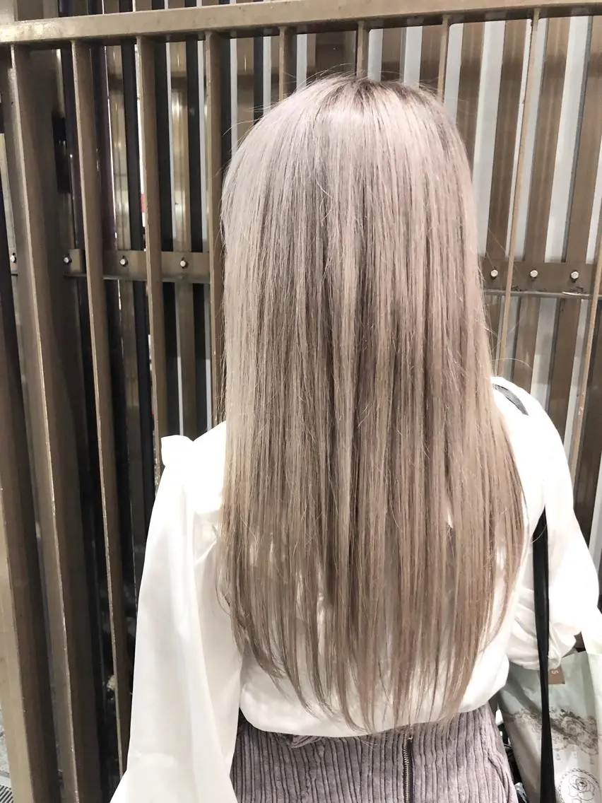 ロング ヘアカラー トリートメント シールエクステ×美髪 改善/ヨシモトカンジのヘアスタイル