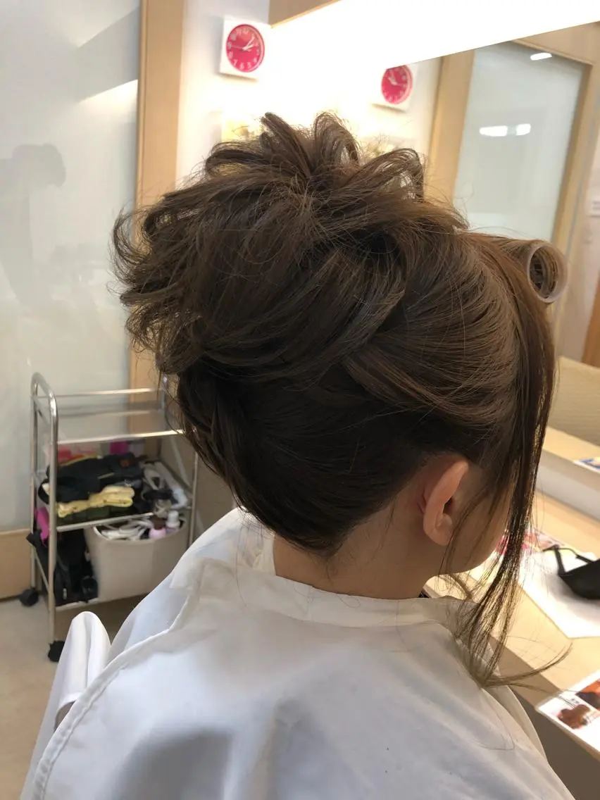 ヘアアレンジ ヘアセット HempBeauty 浅野アサミのヘアスタイル