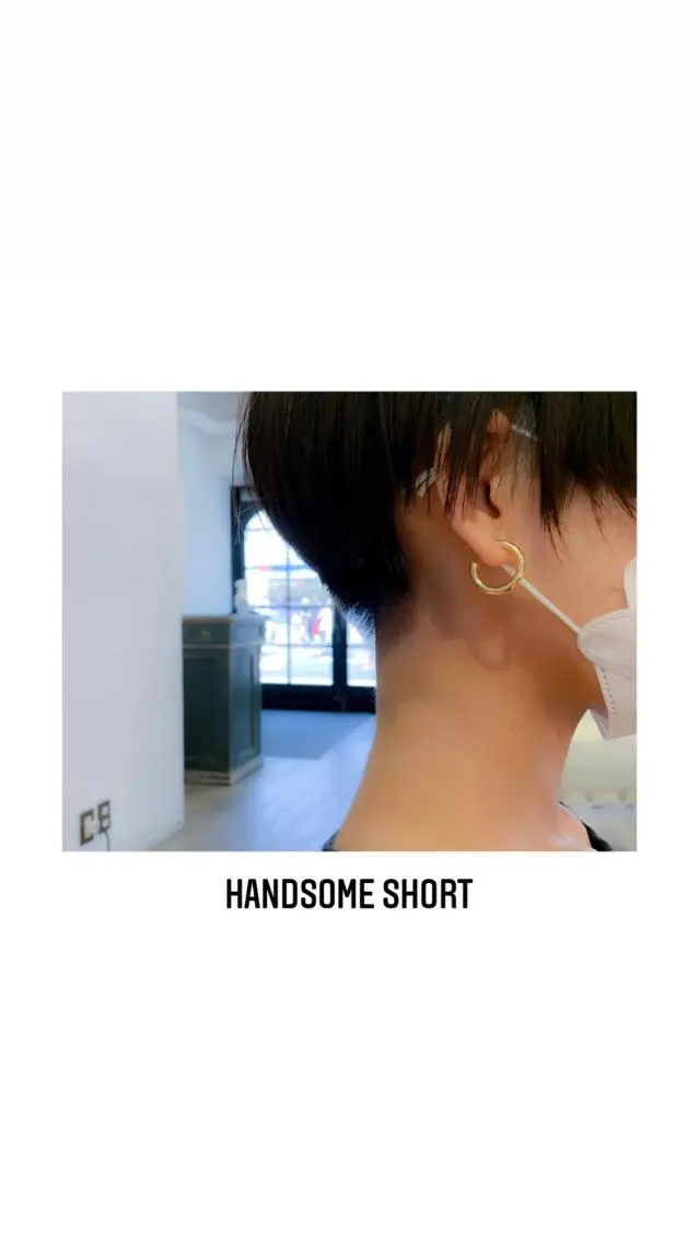 ショート カラー パーマ ヘアアレンジ メンズ キッズ ネイル マツエク・マツパ アイブロウ 眉カラー hiro【沿線で叶う 似合わせhair】のヘアスタイル