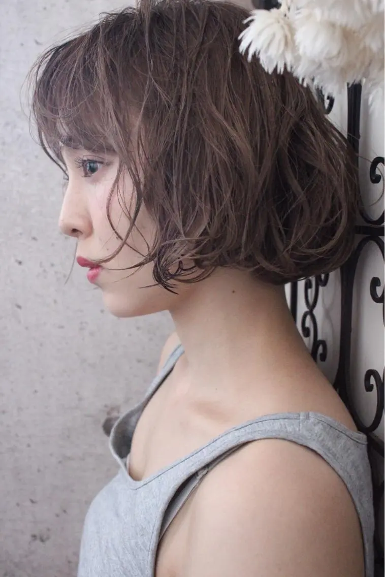 ショート カラー パーマ ooit 【オーイット】のヘアスタイル